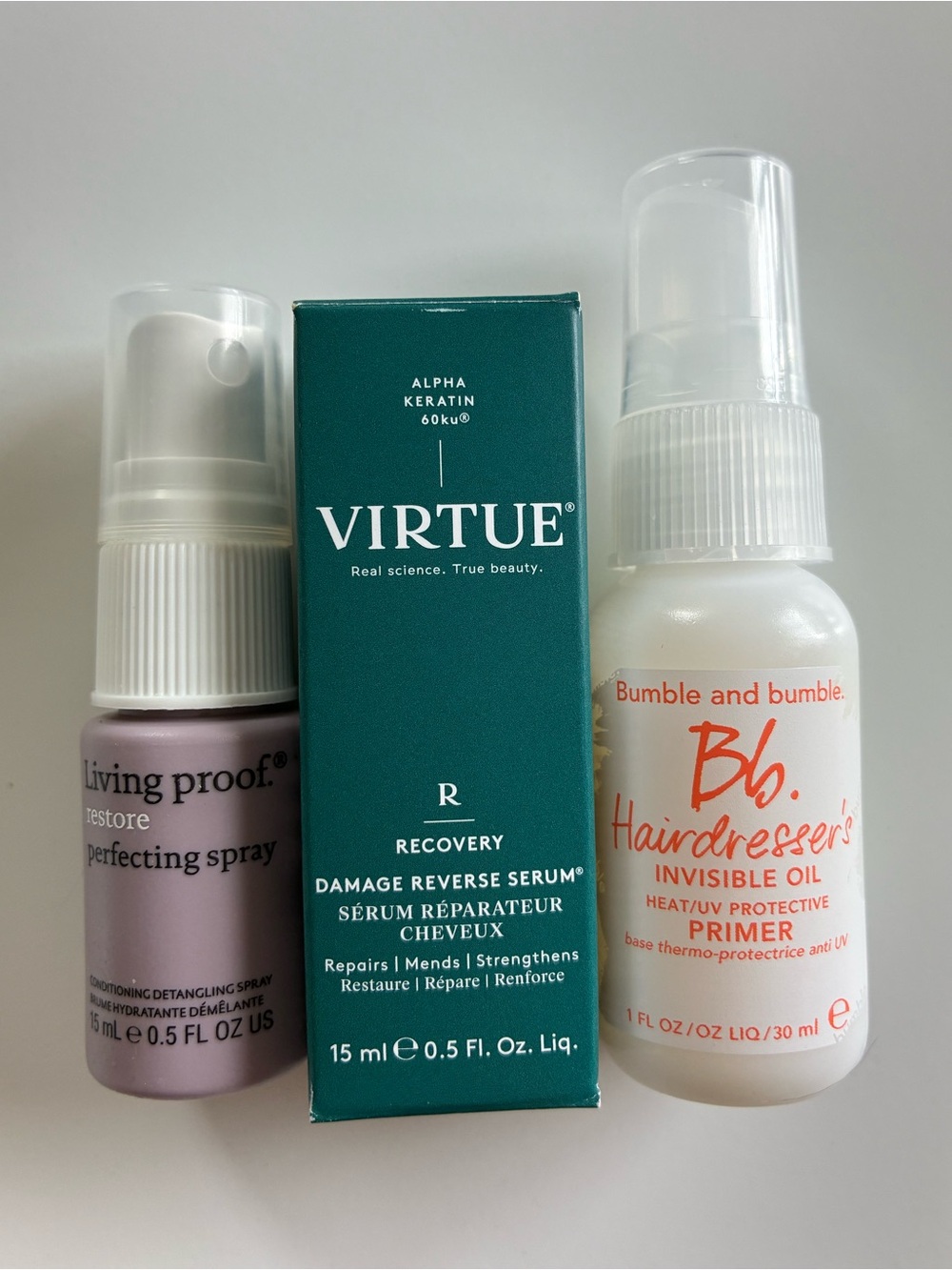 Haircare Sampler Living Proof Virtue Bumble & Bumble